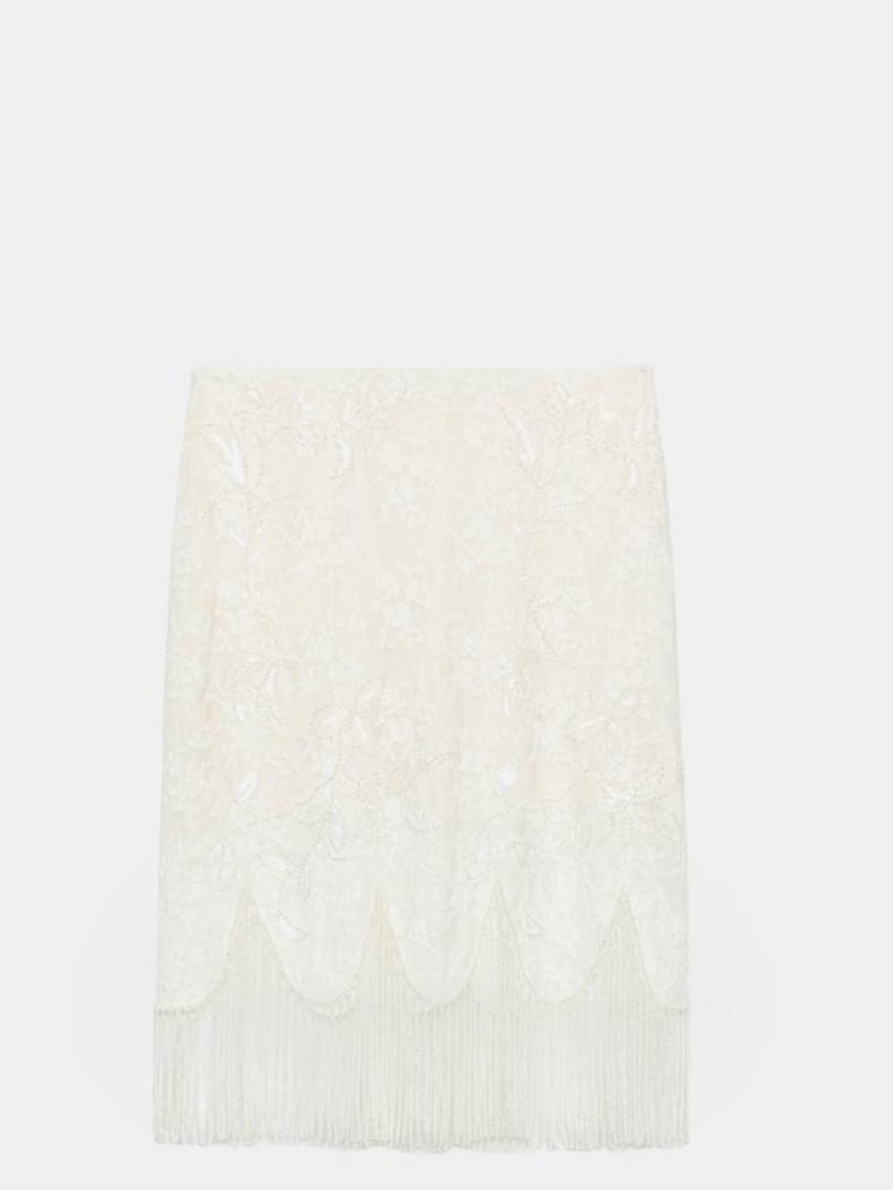VIRAL NEW ZARA midi fringe skirt with Beaded detail. 
Size S 
🚨NO DISCOUNT - Picture 11 of 16